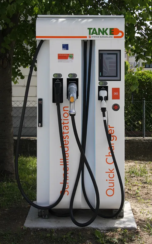 A charging station at Kasernenstraße 13a, Eisenstadt, Burgenland, Austria